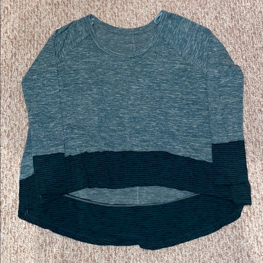 Free People Heather Green Long Sleeve